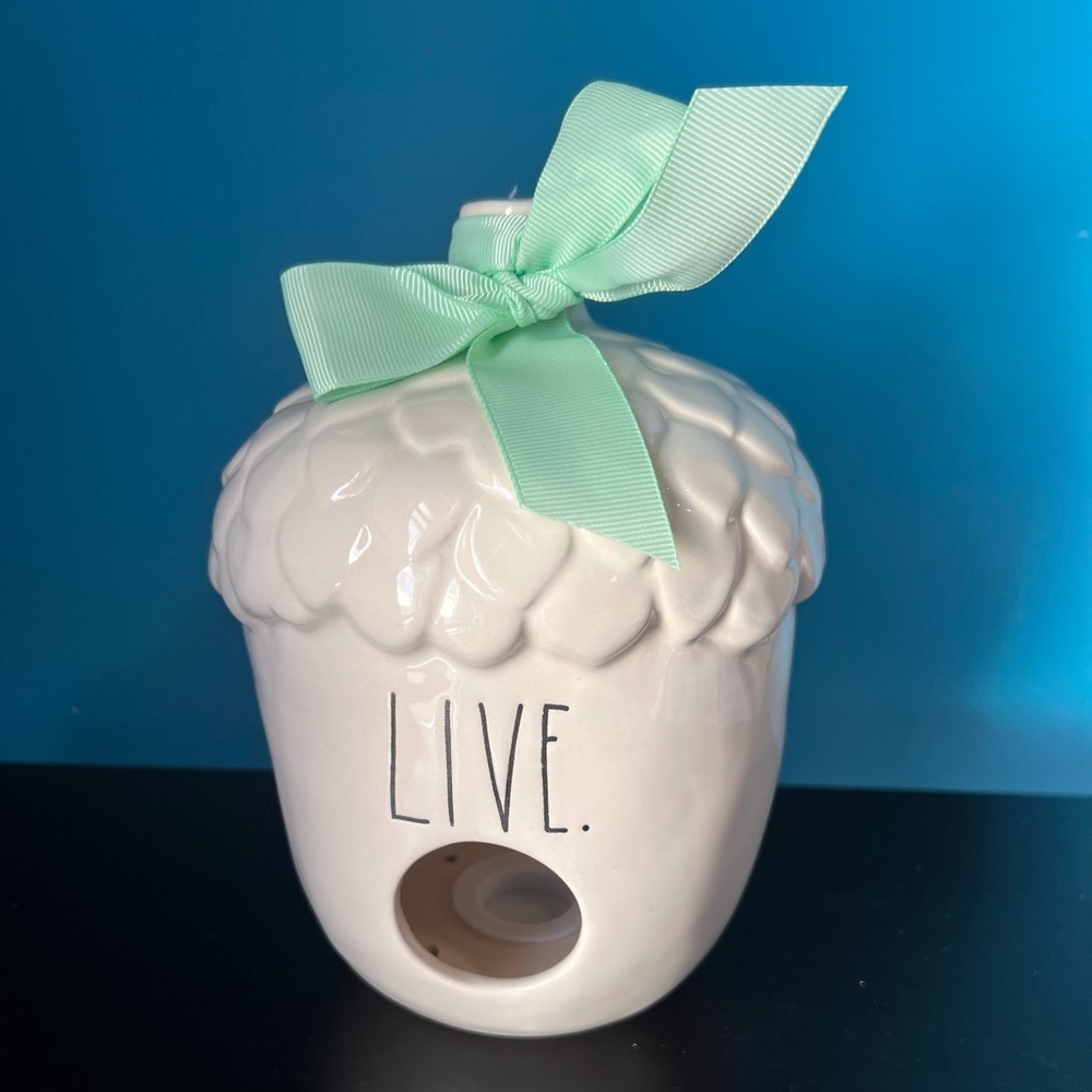 Acorn Rae Dunn “LIVE” Birdhouse
